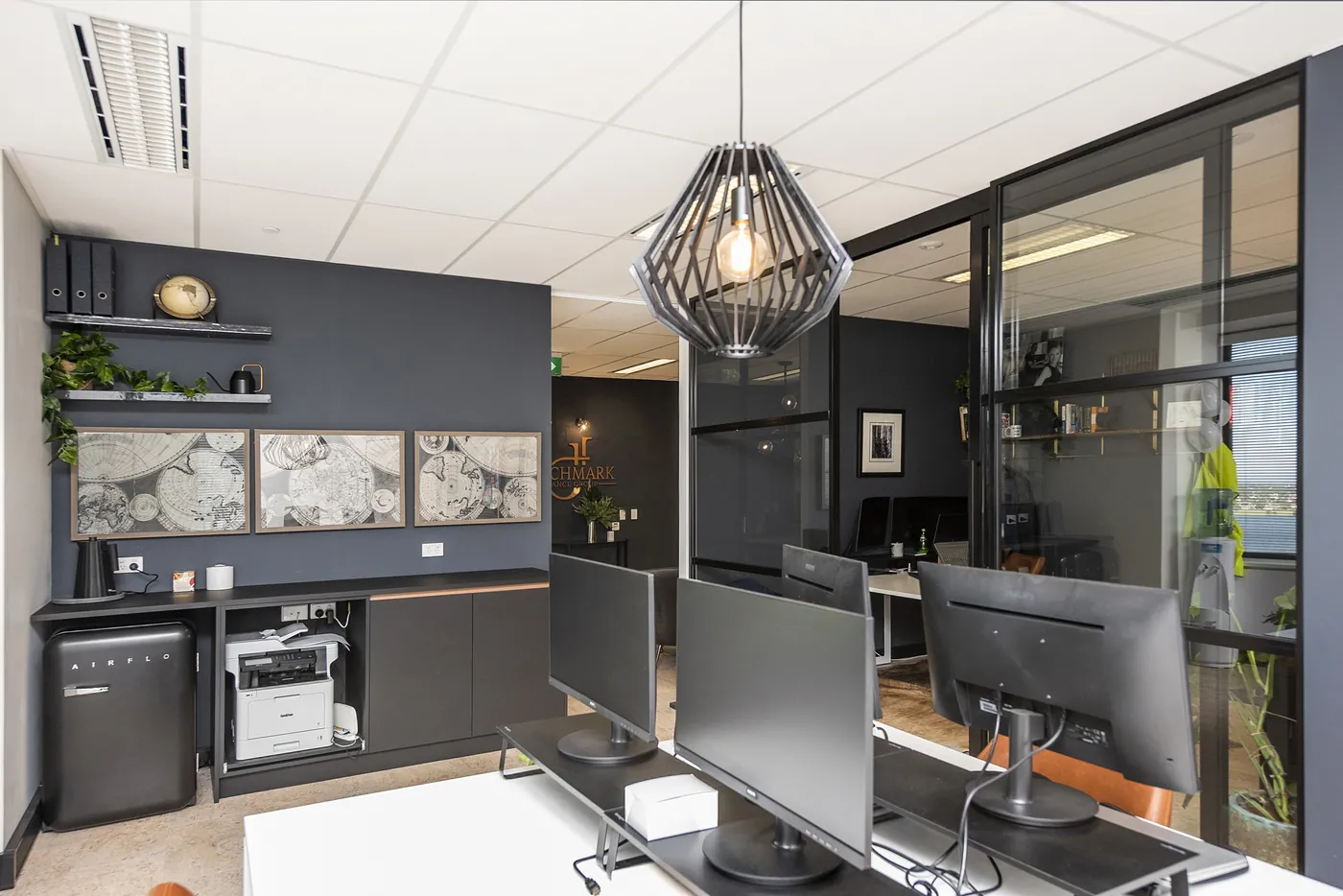 Benchmark — Open-plan workstations and joinery.