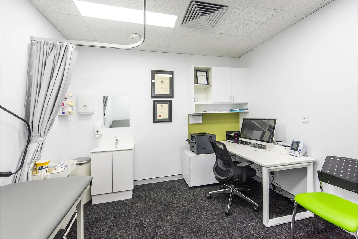 Spearwood Medical on Rockingham Road — completed consulting and reception fitout.